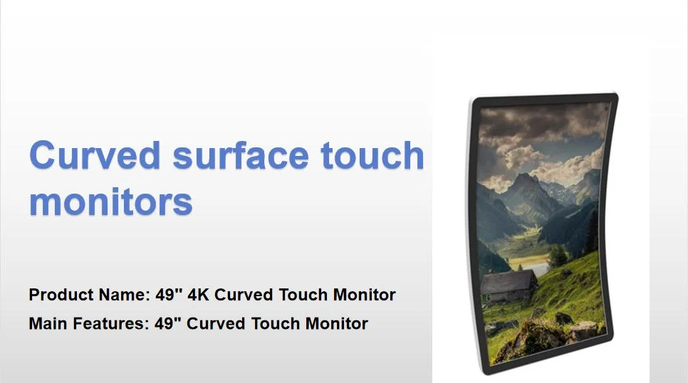 Factory Original 49inch 4K Interactive Display Curved Surface All-in-One Touch Screen Monitor