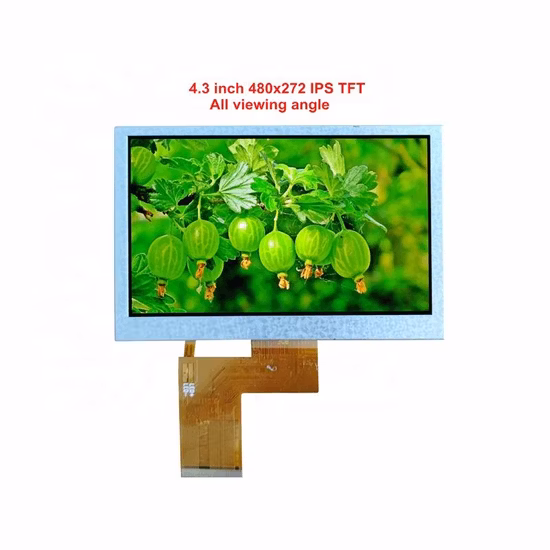 4.3 Inch IPS 480*272 Resolution LCD Display Module Capacitive Touch Screen