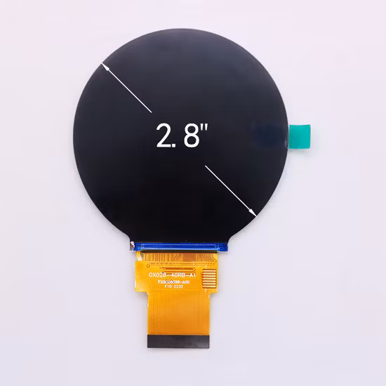 IPS 2.8 Inch 480 (RGB) X480 Dots Round TFT LCD Display with Mipi RGB Interface
